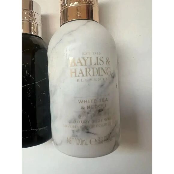 Lots of 2 Baylis & Harding Elements Amber & Fig, White Tea Body Wash - Picture 3 of 4